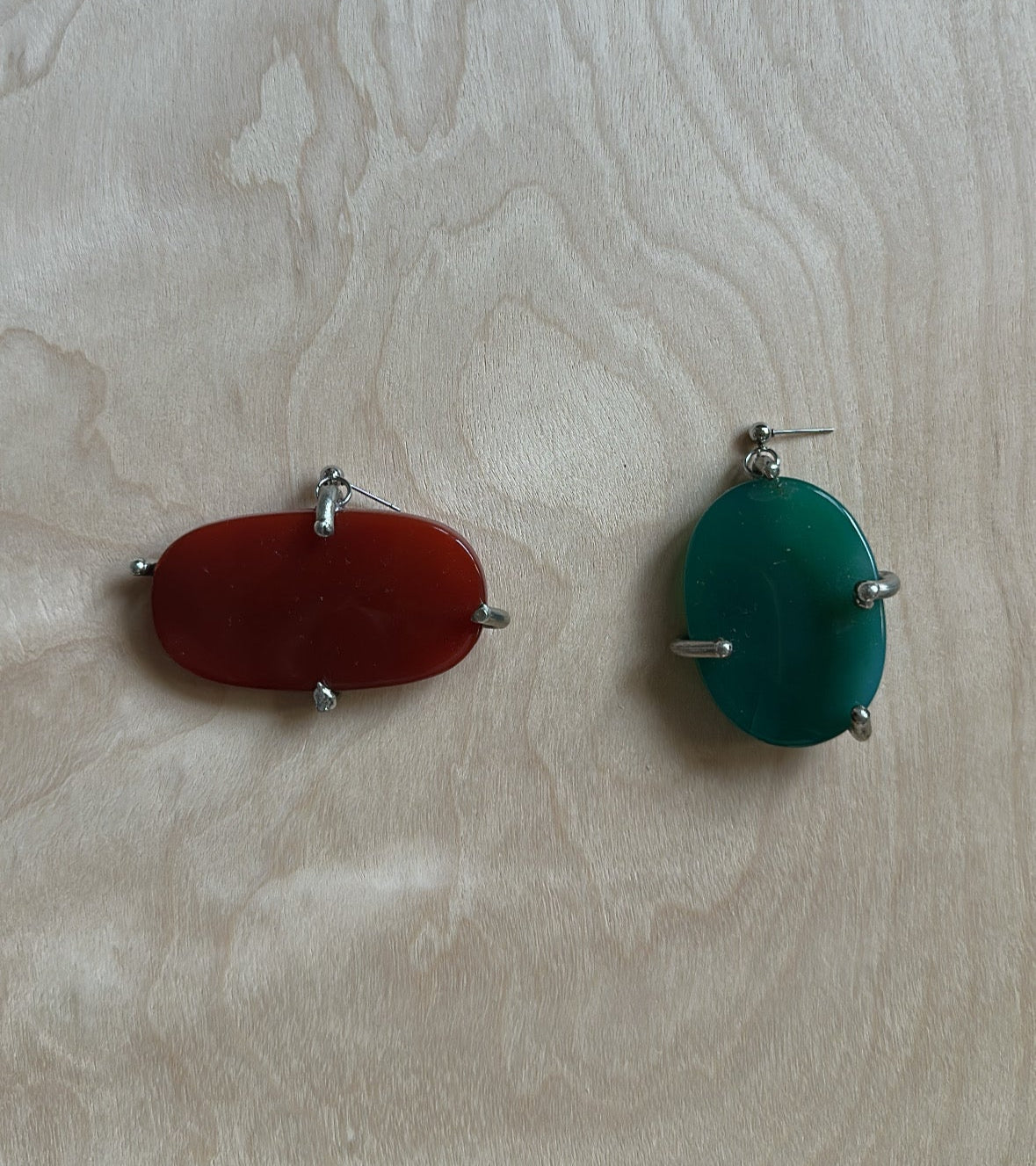 Palm Stone Earrings