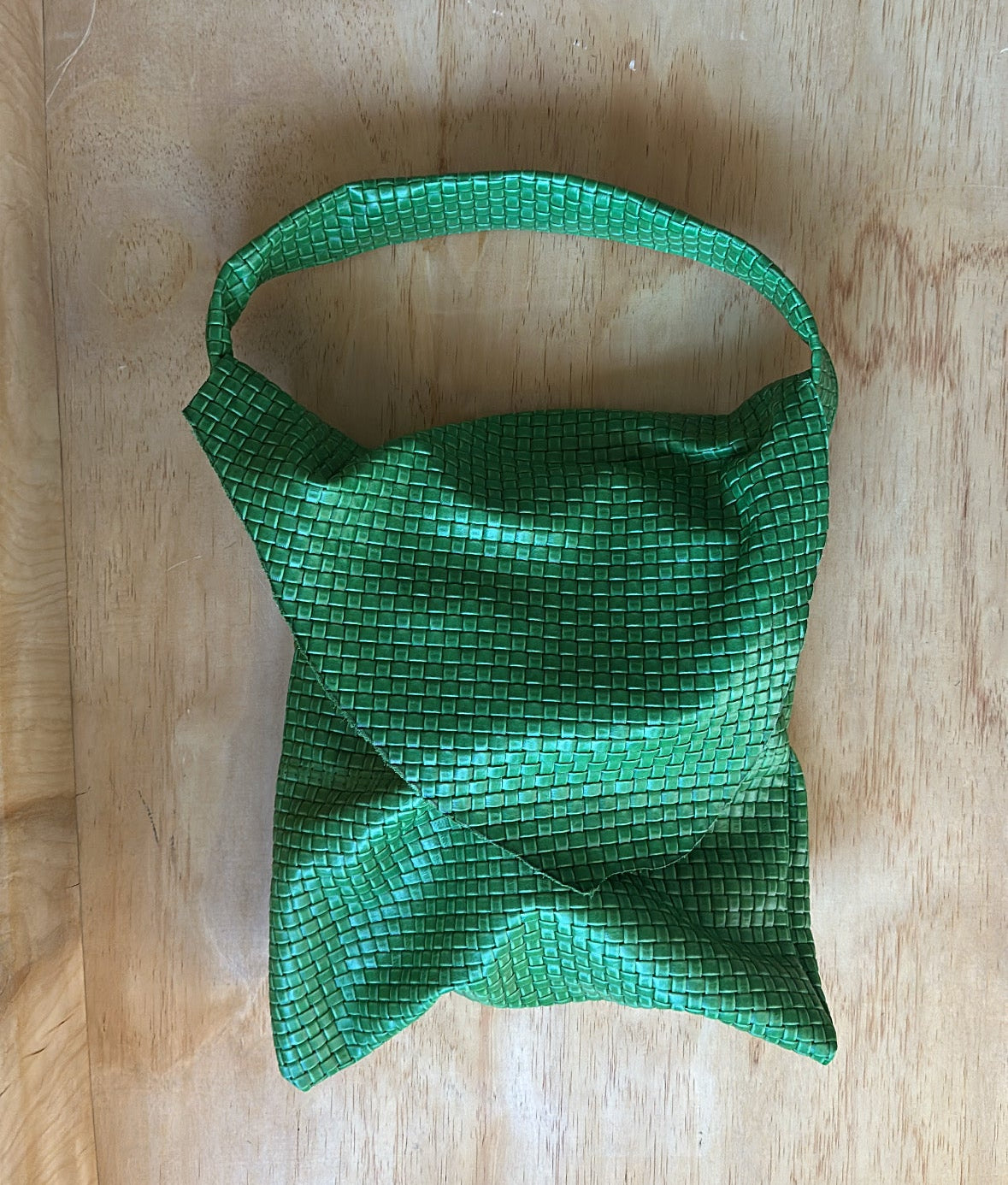 Forest Green Woven Bag