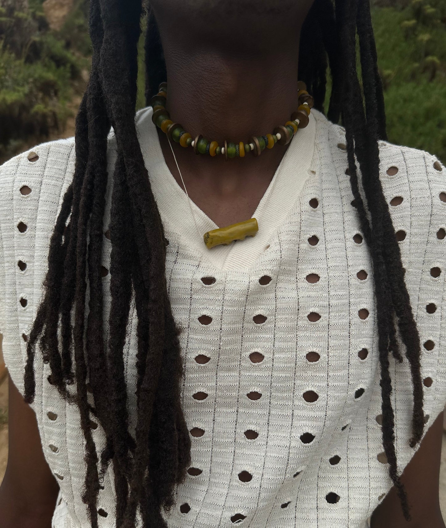 Edo Bamboo Necklace