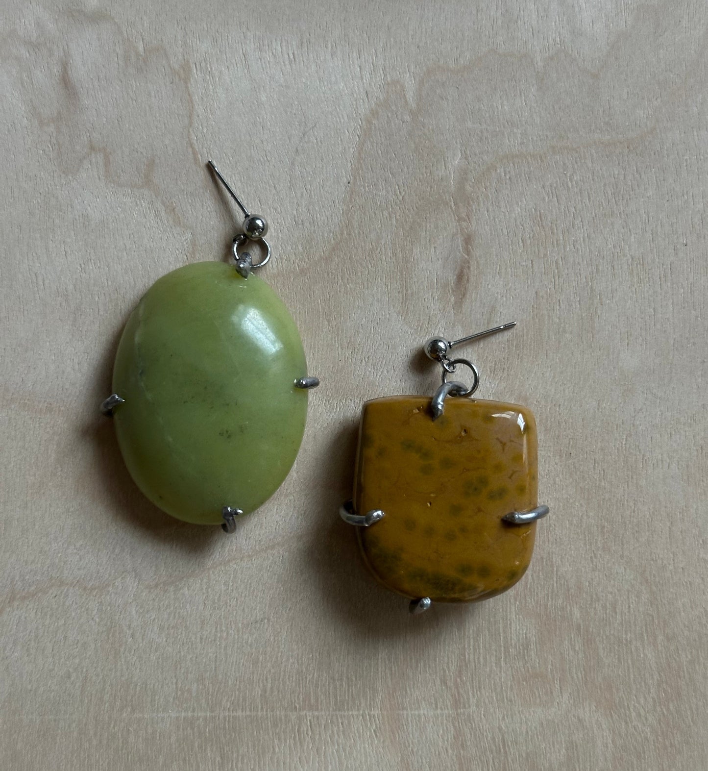 Taj Mix Palm Stone Earrings